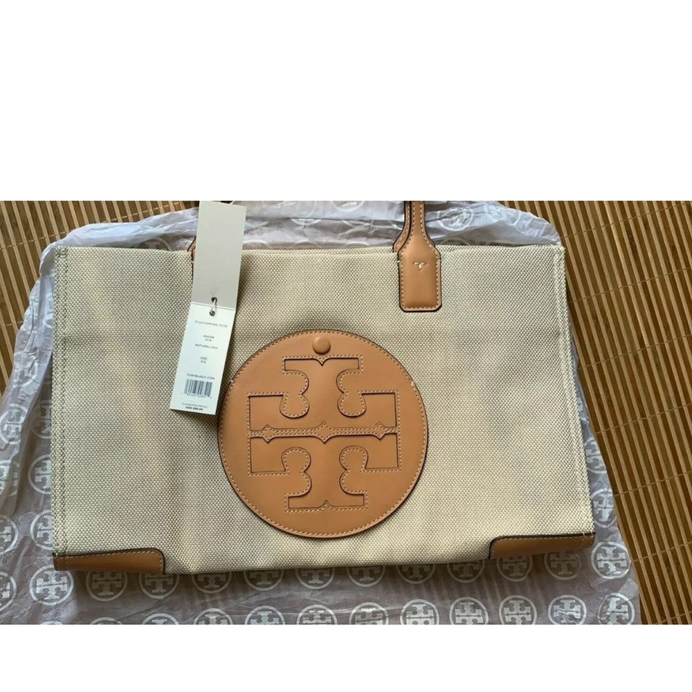 Tory Burch  large Ella Canvas Tote